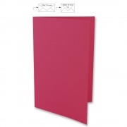 Karte Uni DIN A4 220g/m² pink