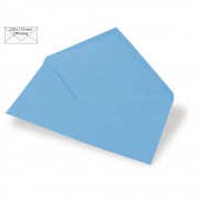 Kuvert Uni DL 90g/m² azurblau