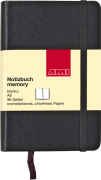 Notizbuch Memory 80g/m² 96 Seiten kariert Din A5