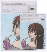 Manga Skizzenblock 170g/m² 35 Blatt Din A4