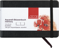 Aquarell-Skizzenbuch Memory 180g/m² 28 Blatt