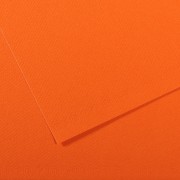 Canson Mi-Teintes Papier 160g/m² 50 x 65 cm 453 Rotorange