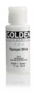 Golden Artist Color FLUID 29 ml, 2380 S-1 Titanium White
