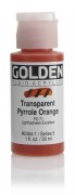 Golden Artist Color FLUID 29 ml, 2384 S-5 Transparent Pyrrole Orange