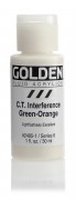 Golden Artist Color FLUID 29 ml, 2485 S-6 C.T. Interference Green-Orange