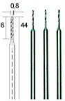 Proxxon Mikro-Stahlbohrer 0,8mm / 3 Stück (28852)