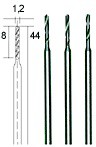 Proxxon Mikro-Stahlbohrer 1,2mm / 3 Stück (28856)