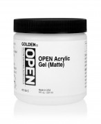 Golden OPEN Acrylic Gel (Matte) 3136, 237 ml