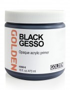 Golden Grundierung Black Gesso 3560, 473 ml