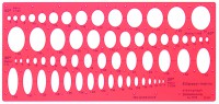 Standardgraph Ellipsenschablone 1178