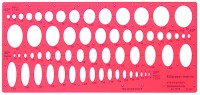 Standardgraph Ellipsenschablone 1178