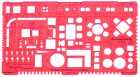 Standardgraph Architekt-Werksplanschablone II 7301