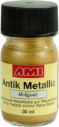 Antik Metallic 30 ml   Hellgold