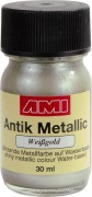 Antik Metallic 30 ml   Weißgold