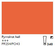 Cobra Study wassermischbare Ölfarbe 40ml 340 - Pyrrolrot hell