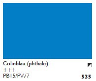 Cobra Study wassermischbare Ölfarbe 40ml 535 - Cölinblau (phthalo)