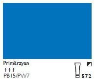 Cobra Study wassermischbare Ölfarbe 40ml 572 - Primärcyan