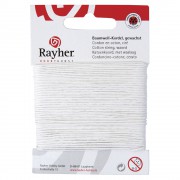 Baumwoll-Kordel, gewachst Ø 1mm x 20m weiß
