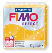 Fimo Effect Modelliermasse 57g 112 Glitter Gold