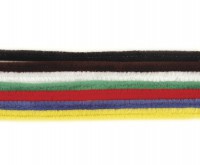 Chenilledraht 9mm x 50cm 10 Stück bunt gemischt