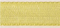 Organzaband 7mm x 10m Rolle gelb