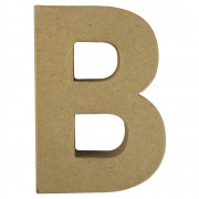 Buchstabe 20,5cm aus Pappmaché "B"