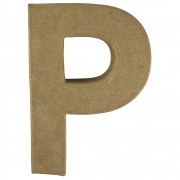 Buchstabe 20,5cm aus Pappmaché "P"