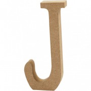 Buchstabe 13cm aus MDF "J"