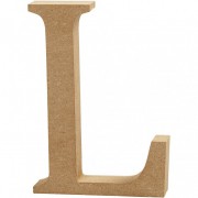 Buchstabe 13cm aus MDF "L"