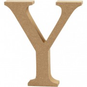 Buchstabe 13cm aus MDF "Y"