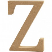 Buchstabe 13cm aus MDF "Z"