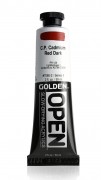 Golden OPEN Acrylics 59 ml, 7080 S-9 C.P. Cad. Red Dark