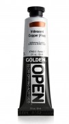 Golden OPEN Acrylics 59 ml, 7482 S-7 Iridescent Copper (Fine)