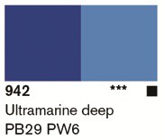 Lascaux Studio Acrylfarbe 250ml 942 Ultramarinblau dunkel