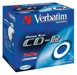 Verbatim CD-R 52 x s/s 700 MB Printable Jewel Case