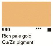 Lascaux Studio Acrylfarbe Bronze 85ml 990 Reichbleichgold