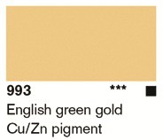 Lascaux Studio Acrylfarbe Bronze 85ml 993 Englischgrüngold