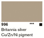 Lascaux Studio Acrylfarbe Bronze 85ml 996 Britanniasilber