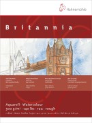 Hahnemühle Aquarellblock Britannia 300g/m² 12 Blatt 17 x 24cm Rauh