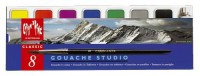 Caran d`Ache Gouache Tabletten 8er Set