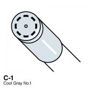 COPIC Marker Ciao C1 Cool Gray 1