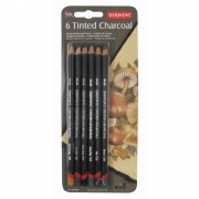 Derwent Tinted Charcoal Blister 6, 212301689