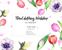 Floral Sketching Workshop 18.05.2019