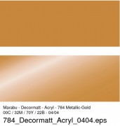 Marabu Decormatt 50ml 140105 784 Metallic Gold
