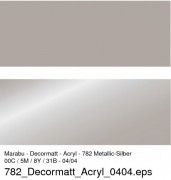 Marabu Decormatt 50ml 140105 782 Metallic Silber