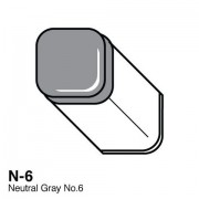COPIC Marker N6 Neutral Gray 6
