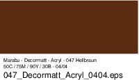 Marabu Decormatt 50ml 140105 047 Hellbraun