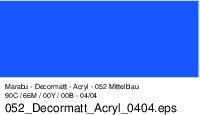 Marabu Decormatt 50ml 140105 052 Mittelblau