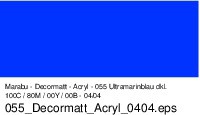 Marabu Decormatt 50ml 140105 055 Ultramarinblau dunkel
