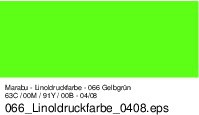 Marabu Aqua Linoldruckfarbe 250ml 066 Gelbgrün